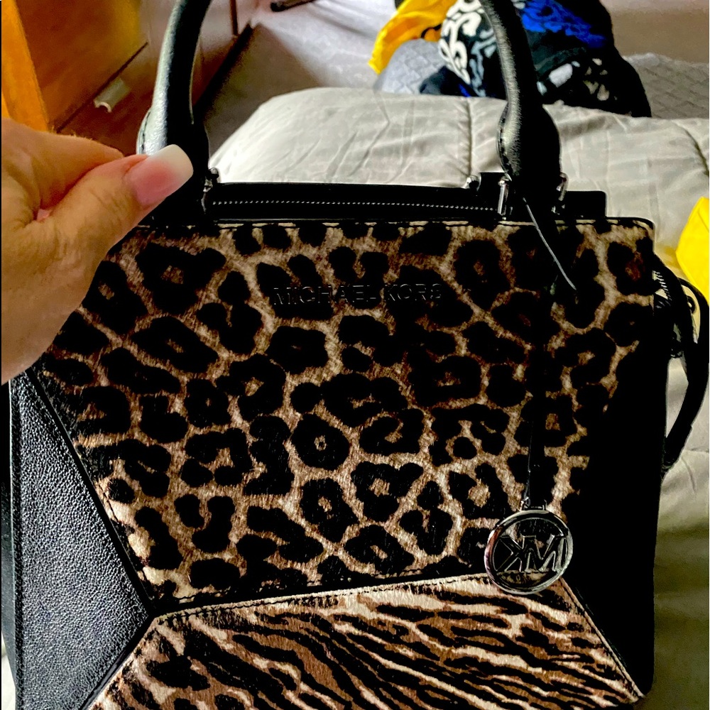 Michael Kors Hairon Animal print tote